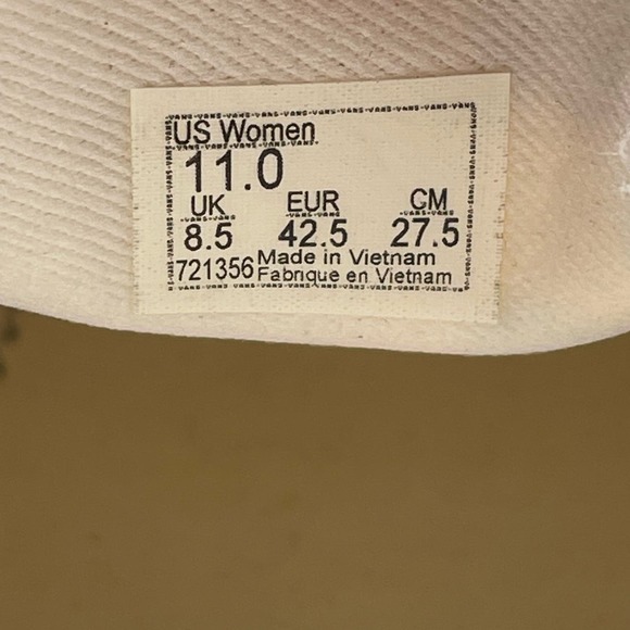 Vans Women’s Asher Checkerboard Platform Sneakers Slip On Shoes Size 11 - Picture 10 of 10